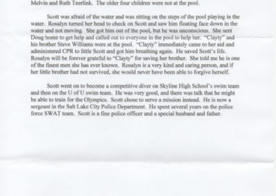 Clayt saves life at pool